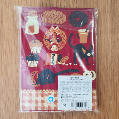Vintage* Official Ghibli Jiji Planner with Book Cover • Kikis Delivery Service Gigi Notepad/Diary/Schedule Book/Notebook • Japanese Stationery