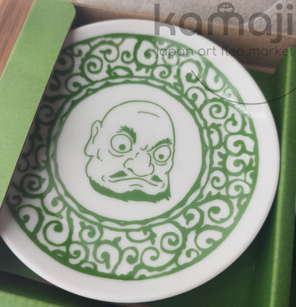 Offizielles Ghibli Chihiros Reise ins Zauberland Bohnenteller-Set, 3-teilig • Kashira-Kopf-Beilagenteller/Mamezara • Exklusiv für die Ghibli-Ausstellung