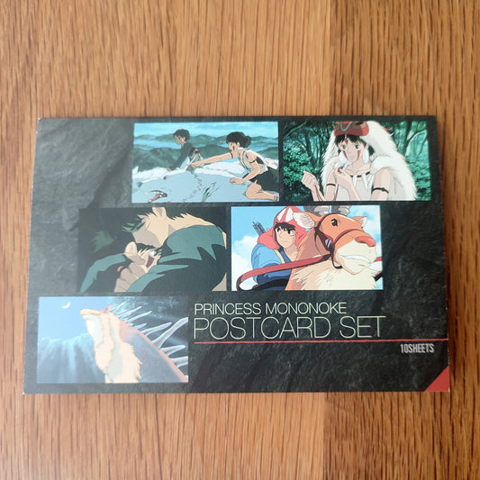 Vintage* Official Ghibli Princess Mononoke Postcard Book/Message Card Set