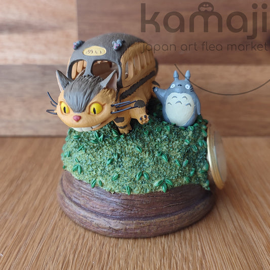 Vintage* Official Ghibli My Neighbor Totoro Desk Clock • Catbus Home Decor/Interior Diorama