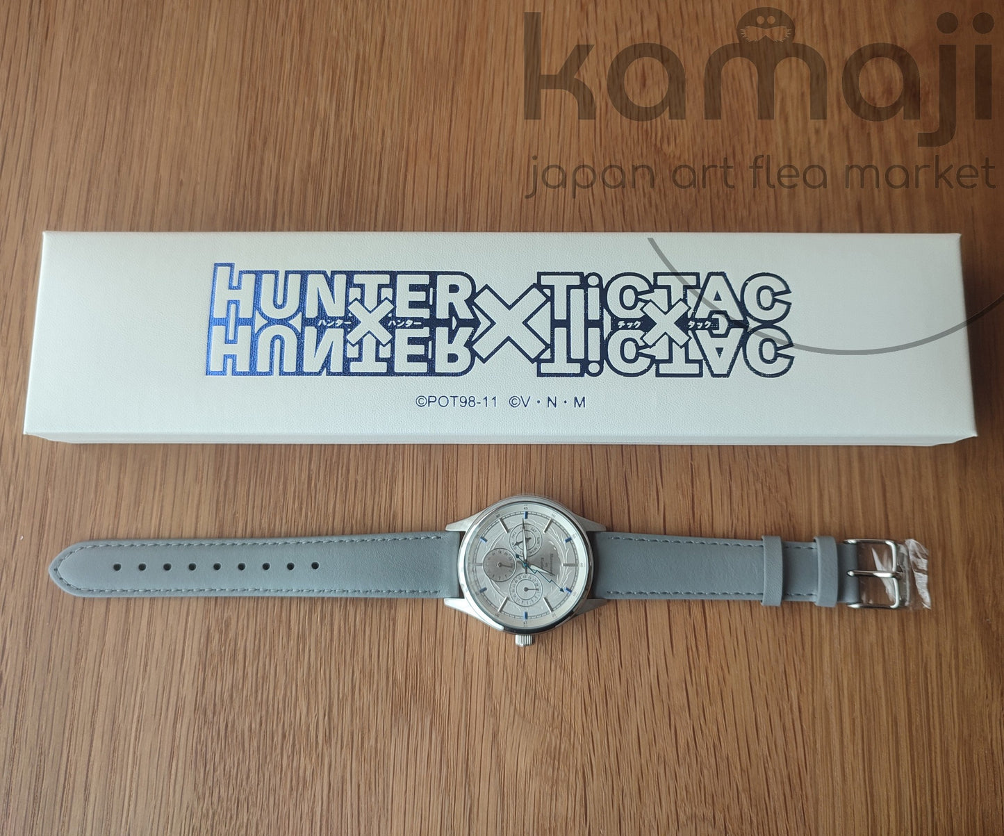 Offizielle Hunter x Hunter Killua Zoldyck Armbanduhr • Silber/Graue japanische Uhren • TiCTAC