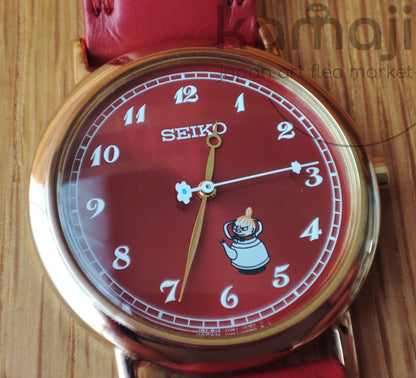 Official Moomins SEIKO Wrist Watch • Little My Red/Golden Japanese Watches • Lim. 2000