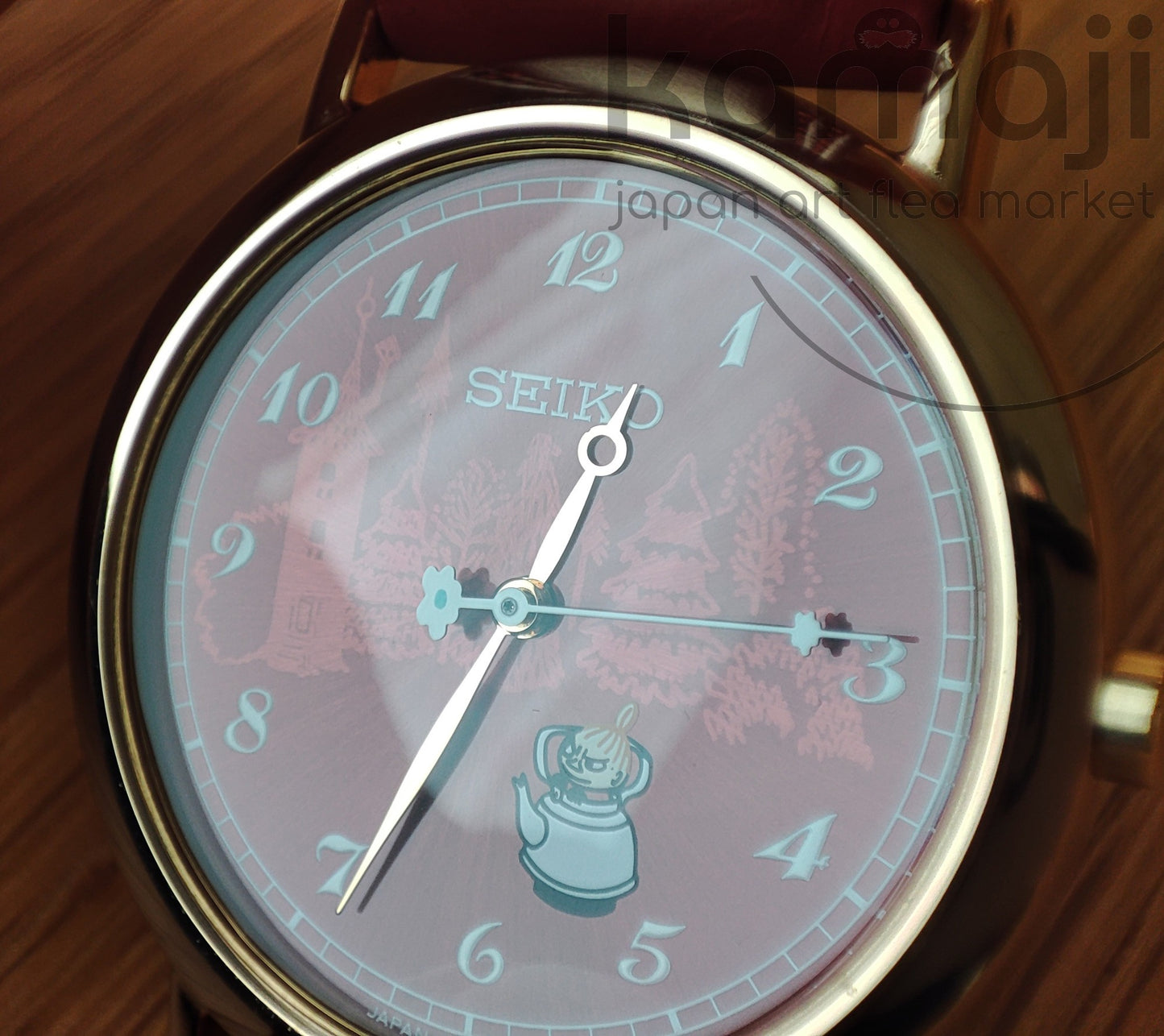 Official Moomins SEIKO Wrist Watch • Little My Red/Golden Japanese Watches • Lim. 2000
