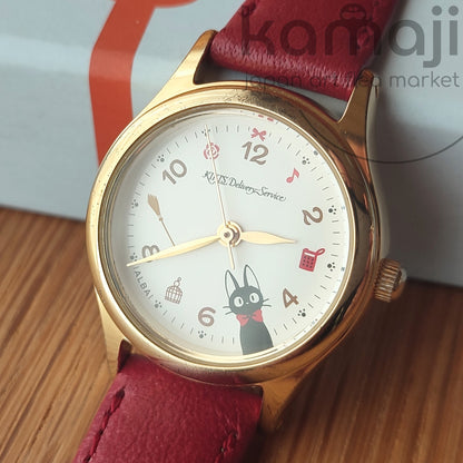 Offizielle Ghibli Kikis Lieferservice Armbanduhr • Japanische Anime-Uhren mit Jiji • ALBA Seiko