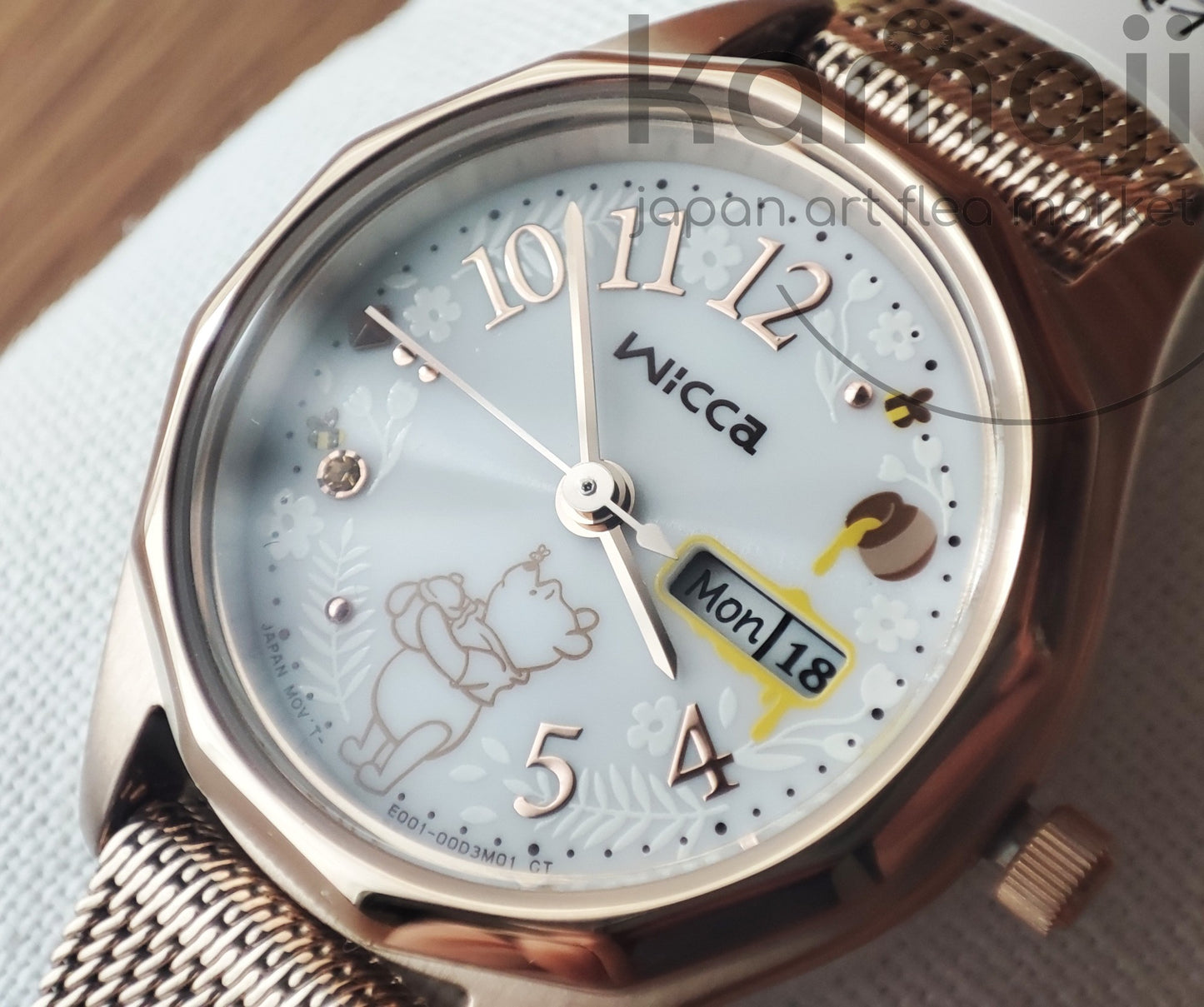 Official Winnie-the-Pooh Solar Wrist Watch • Disney Japan Watches • Citizen Wicca