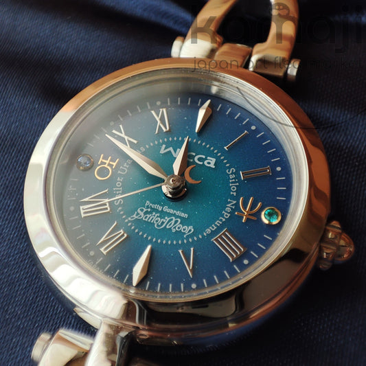 Official Sailor Moon 25th Anniversary Solar Wrist Watch • Blue Round Citizen Wicca