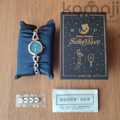 Official Sailor Moon 25th Anniversary Solar Wrist Watch • Blue Round Citizen Wicca