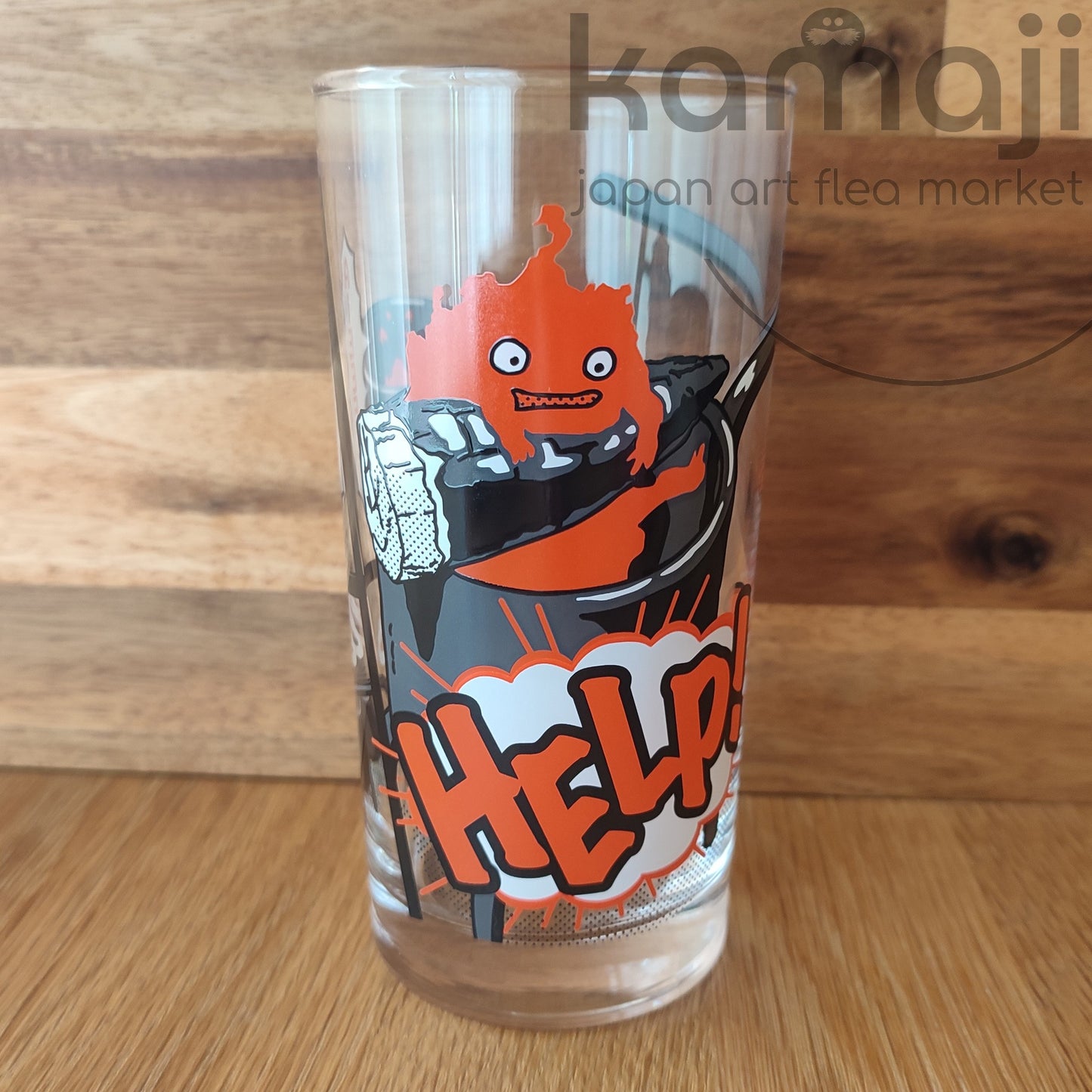 Official Ghibli Calcifer Pop Art Glass/Cup • Howls Moving Castle Japanese Tableware/Glassware