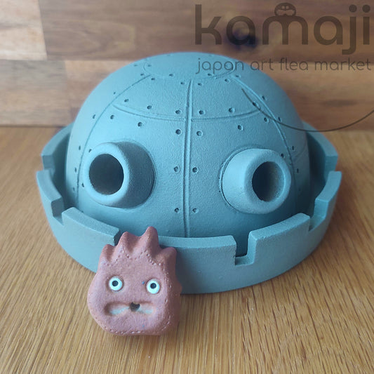 Official Ghibli Howls Moving Castle Incense Burner/Mosquito Coil with Calcifer • Ghibli Park Exclusive