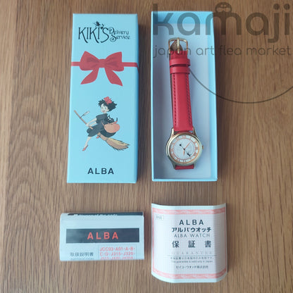 Offizielle Ghibli Kikis kleiner Lieferservice Armbanduhr • ALBA Seiko Jiji Katze