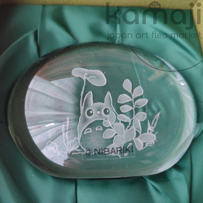 Figurine/Presse-papier Officiel Ghibli Totoro en verre • Décoration d'intérieur Mon Voisin Totoro • Noritake