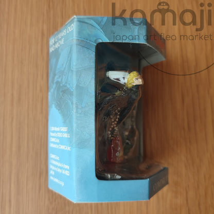 Vintage* Official Ghibli Howls Moving Castle Keychain • Flying Howl and Calcifer Desk Figure/Bag Charm • Cominica