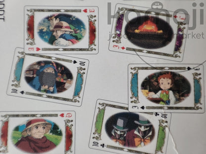 Vintage* Official Ghibli Howls Moving Castle 54 Playing Cards/Deck