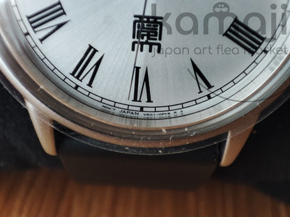 Vintage* Seiko ALBA Roman Numeral Wrist Watch with Silver Dial, Japan Movement • Limited Edition