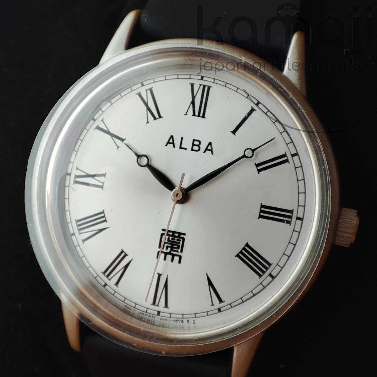 Vintage* Seiko ALBA Roman Numeral Wrist Watch with Silver Dial, Japan Movement • Limited Edition