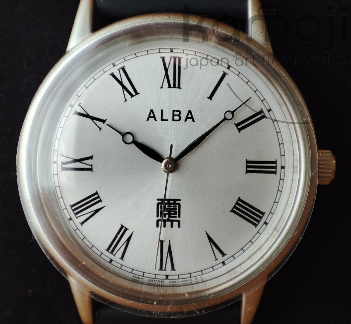 Vintage* Seiko ALBA Roman Numeral Wrist Watch with Silver Dial, Japan Movement • Limited Edition