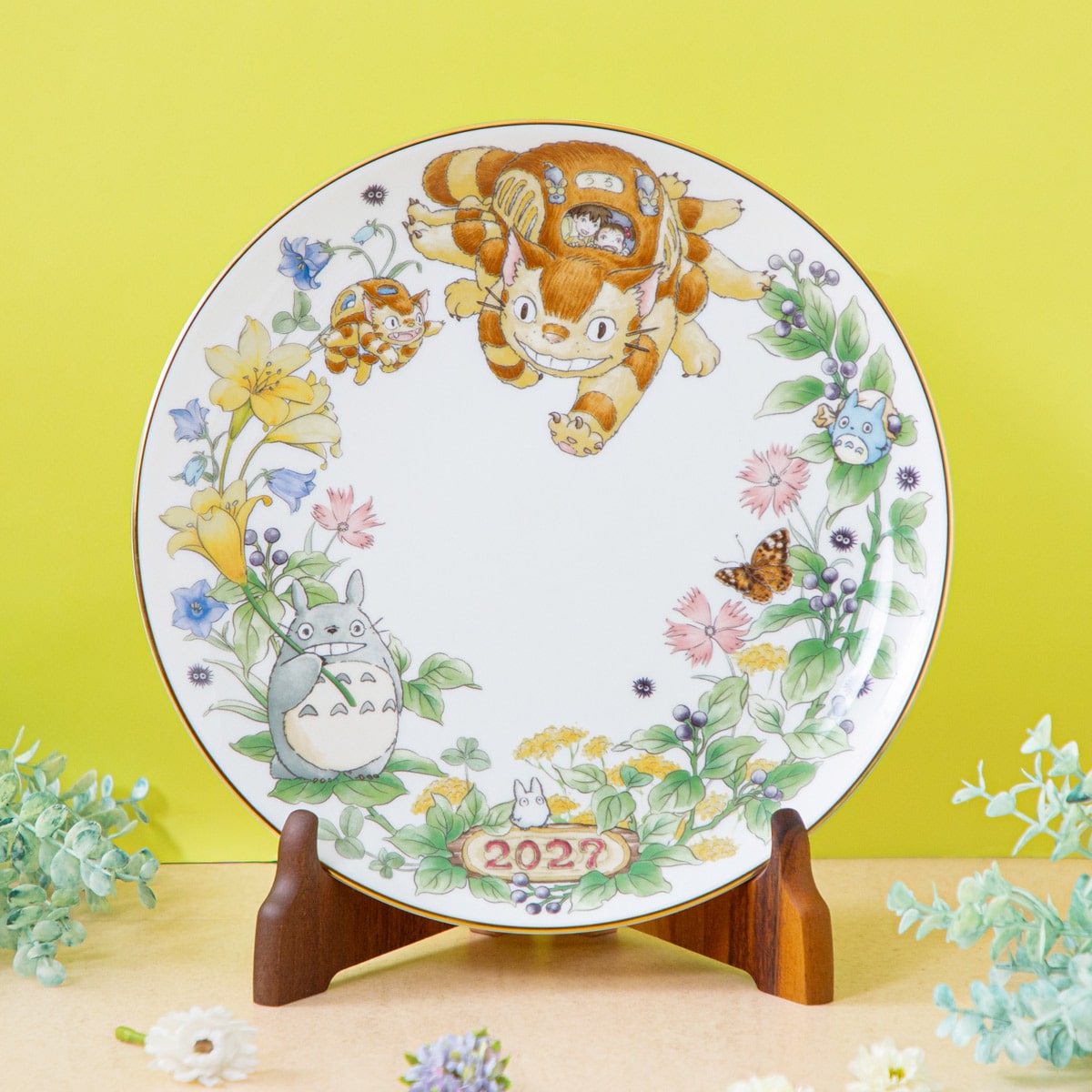 Pre-Order* Official Ghibli My Neighbor Totoro 2027 Noritake Commemorative Plate
