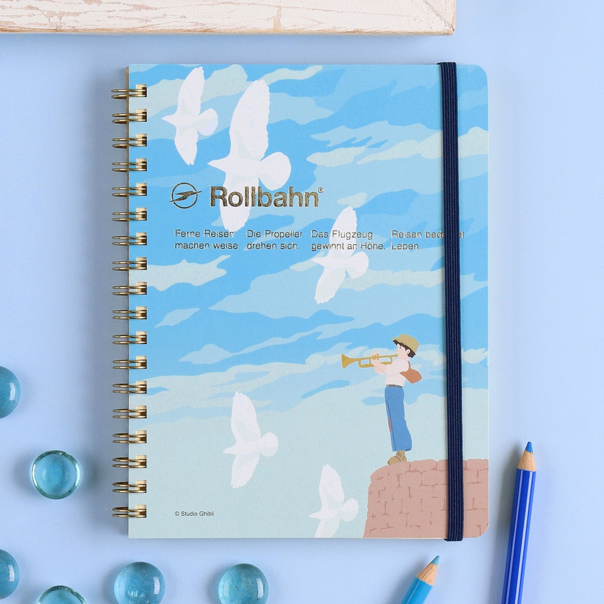 Official Ghibli Laputa Castle in the Sky Rollban Notebook • Japanese Stationery