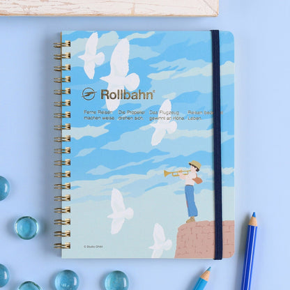 Official Ghibli Laputa Castle in the Sky Rollban Notebook • Japanese Stationery