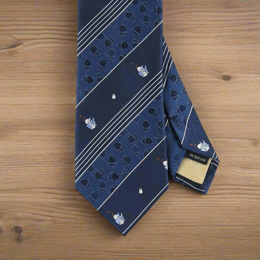 My Neighbor Totoro Blue Silk Necktie • Made in Japan