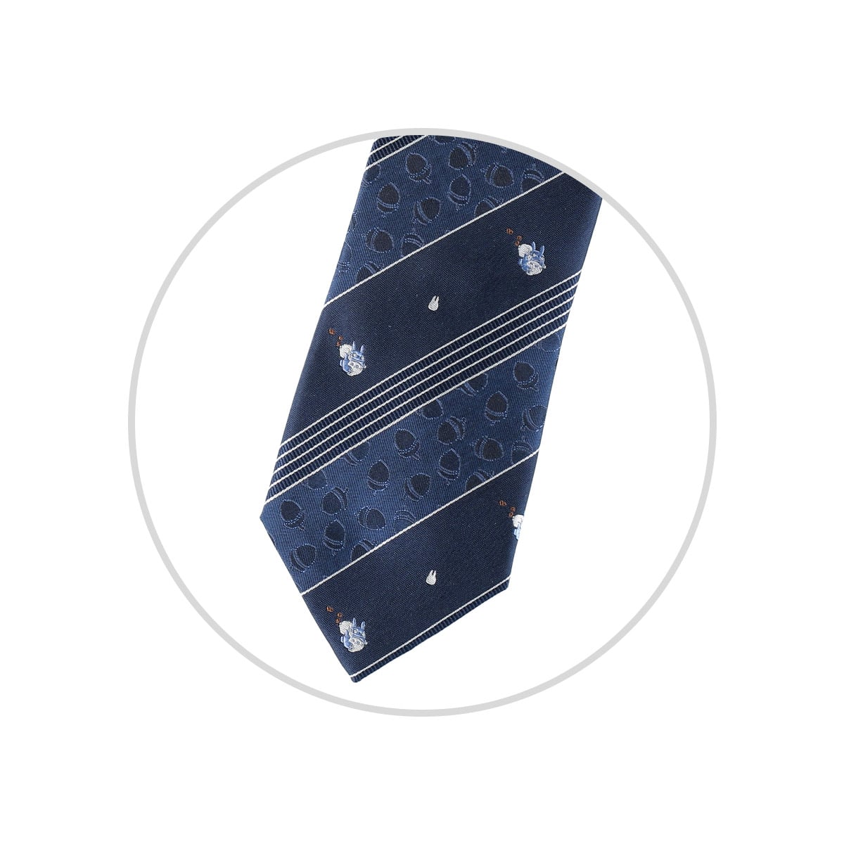 My Neighbor Totoro Blue Silk Necktie • Made in Japan