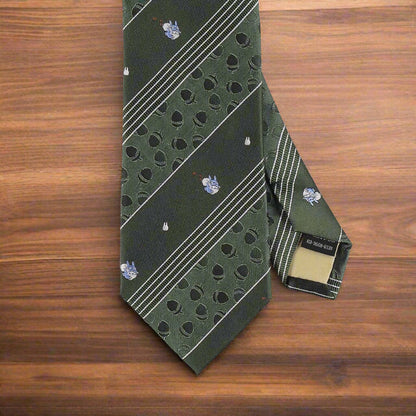 My Neighbor Totoro Green Silk Necktie • Made in Japan