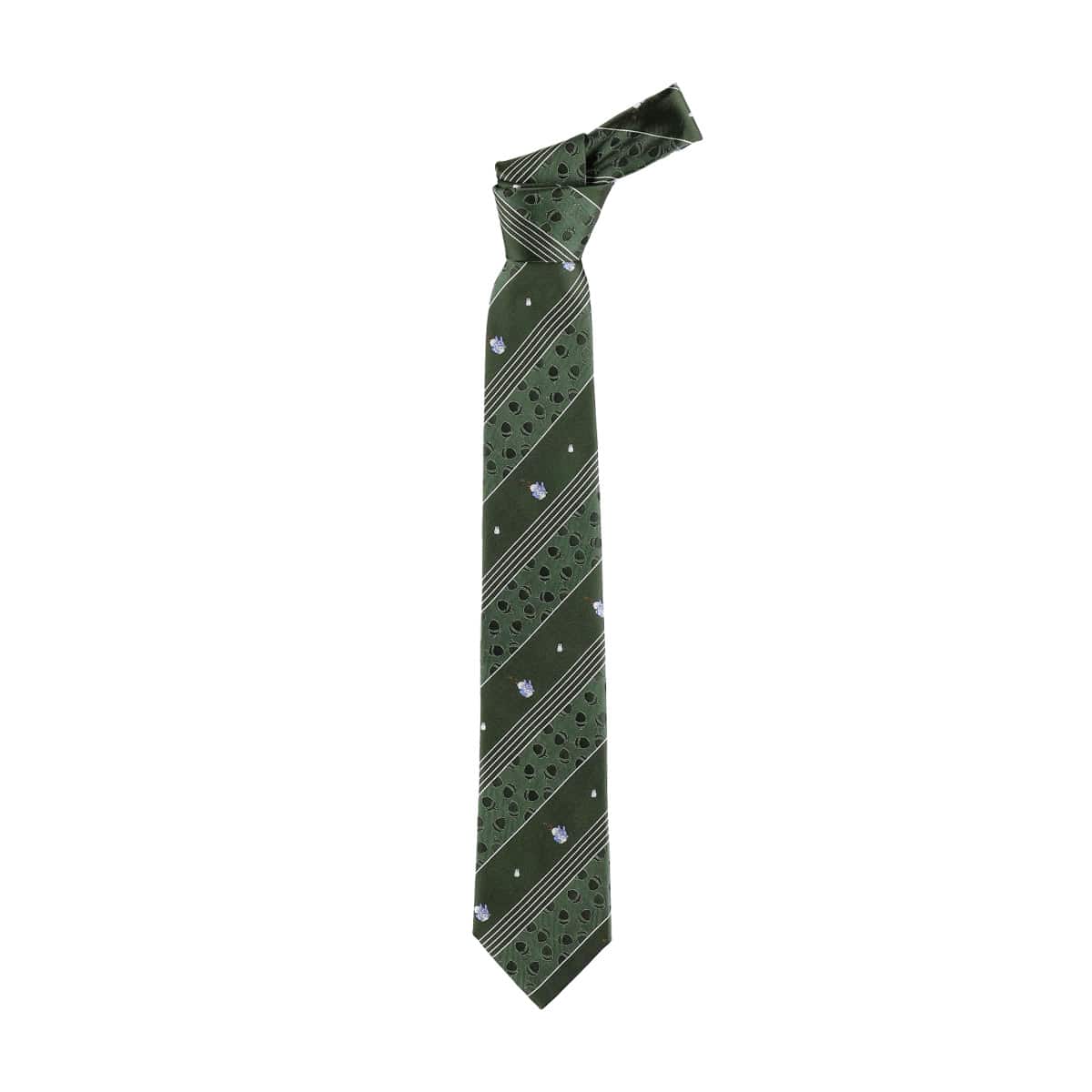 My Neighbor Totoro Green Silk Necktie • Made in Japan