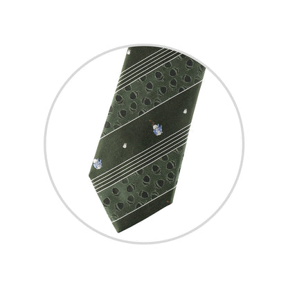 My Neighbor Totoro Green Silk Necktie • Made in Japan