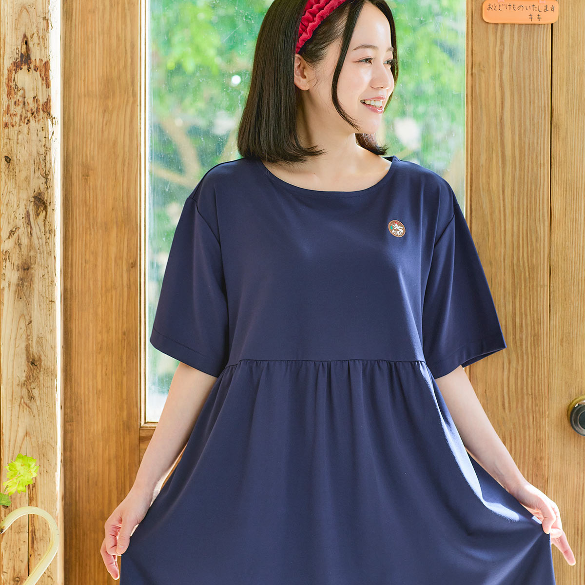 Kiki Blue Summer Dress • Kikis Delivery Service Relax Wear Witch's Dress + Hair Band • Donguri Closet Exclusive