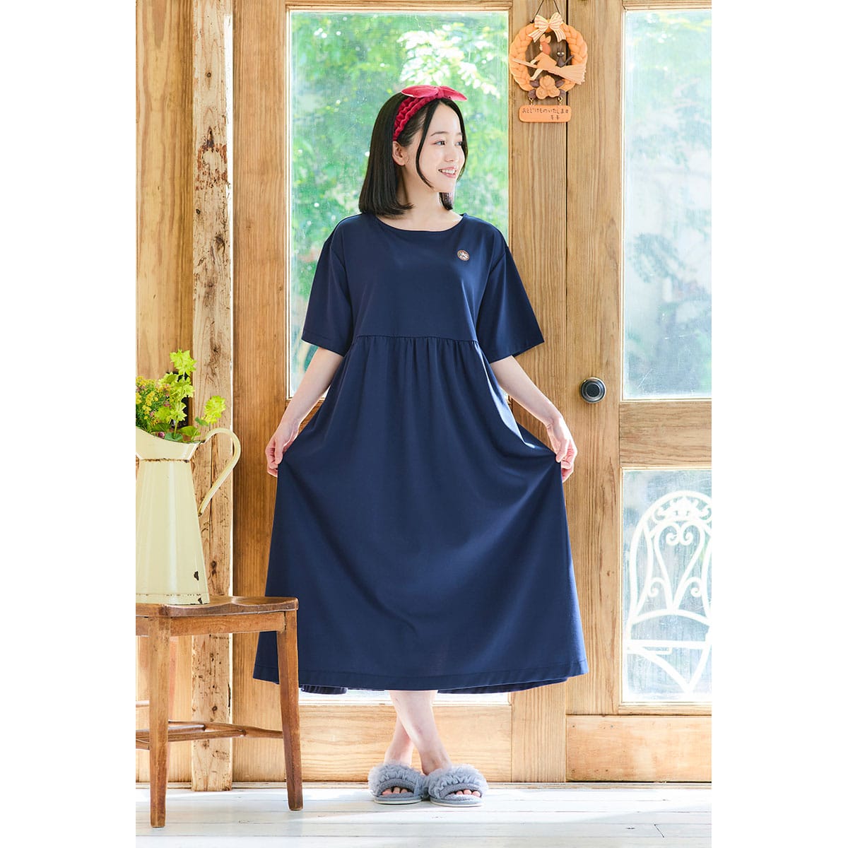 Kiki Blue Summer Dress • Kikis Delivery Service Relax Wear Witch's Dress + Hair Band • Donguri Closet Exclusive