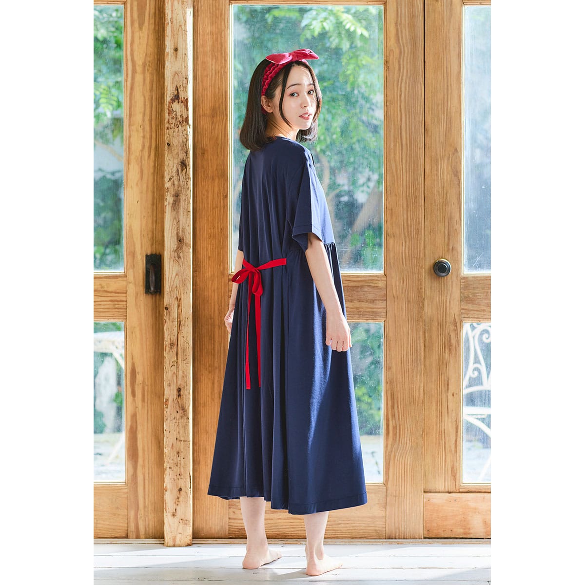 Kiki Blue Summer Dress • Kikis Delivery Service Relax Wear Witch's Dress + Hair Band • Donguri Closet Exclusive