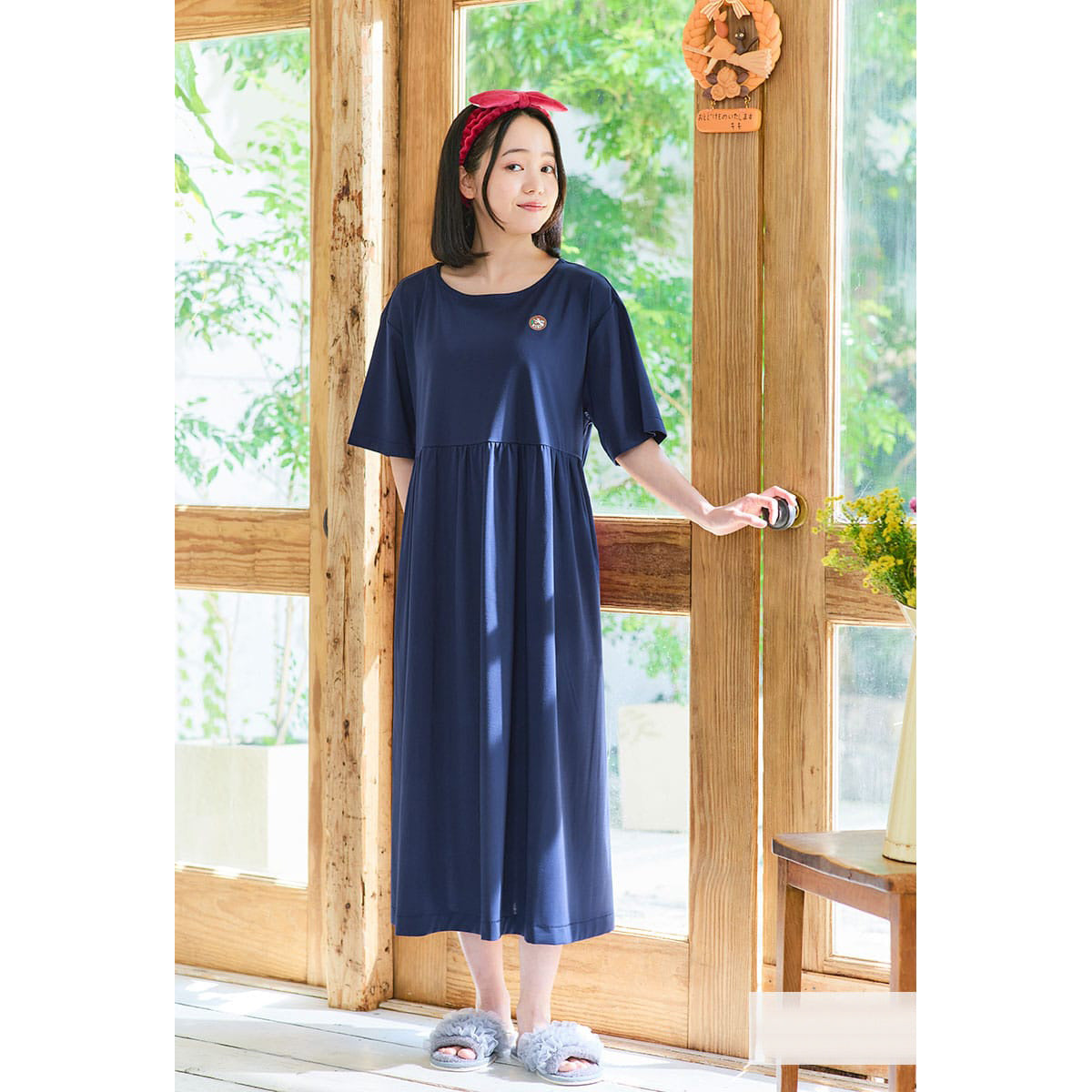 Kiki Blue Summer Dress • Kikis Delivery Service Relax Wear Witch's Dress + Hair Band • Donguri Closet Exclusive