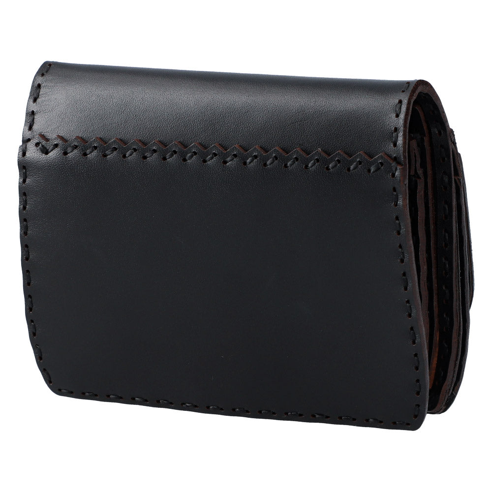 Official Ghibli Totoro Handmade Genuine Leather Wallet • Black Kurosuke Ojaga Design GBL