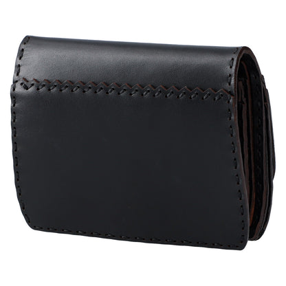 Official Ghibli Totoro Handmade Genuine Leather Wallet • Black Kurosuke Ojaga Design GBL