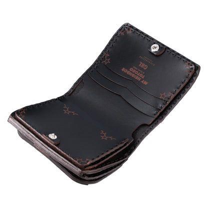 Official Ghibli Totoro Handmade Genuine Leather Wallet • Black Kurosuke Ojaga Design GBL