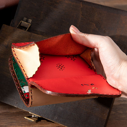 Official Ghibli Porco Rosso Handmade Genuine Leather Wallet • Crimson Pig Ojaga Design GBL