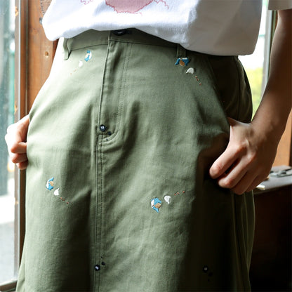 My Neighbor Totoro Skirt • Green Embroidery GBL