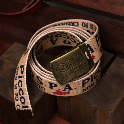 Official Ghibli Porco Rosso Gacha Belt/Buckle • Piccolo SPA Crimson Pig • GBL