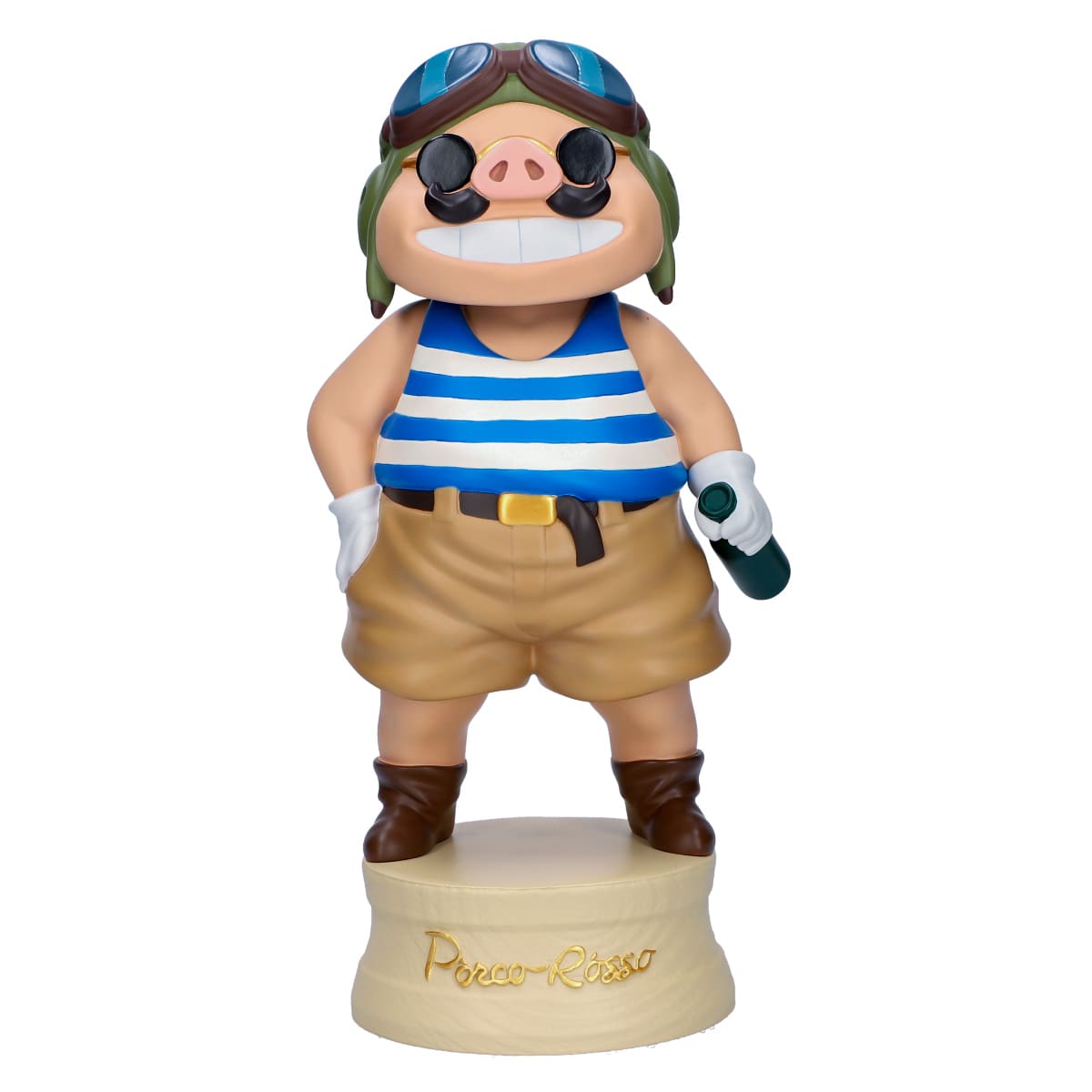 Figurine à tête oscillante officielle Porco Rosso du studio Ghibli • Décor Cochon Écarlate • GBL