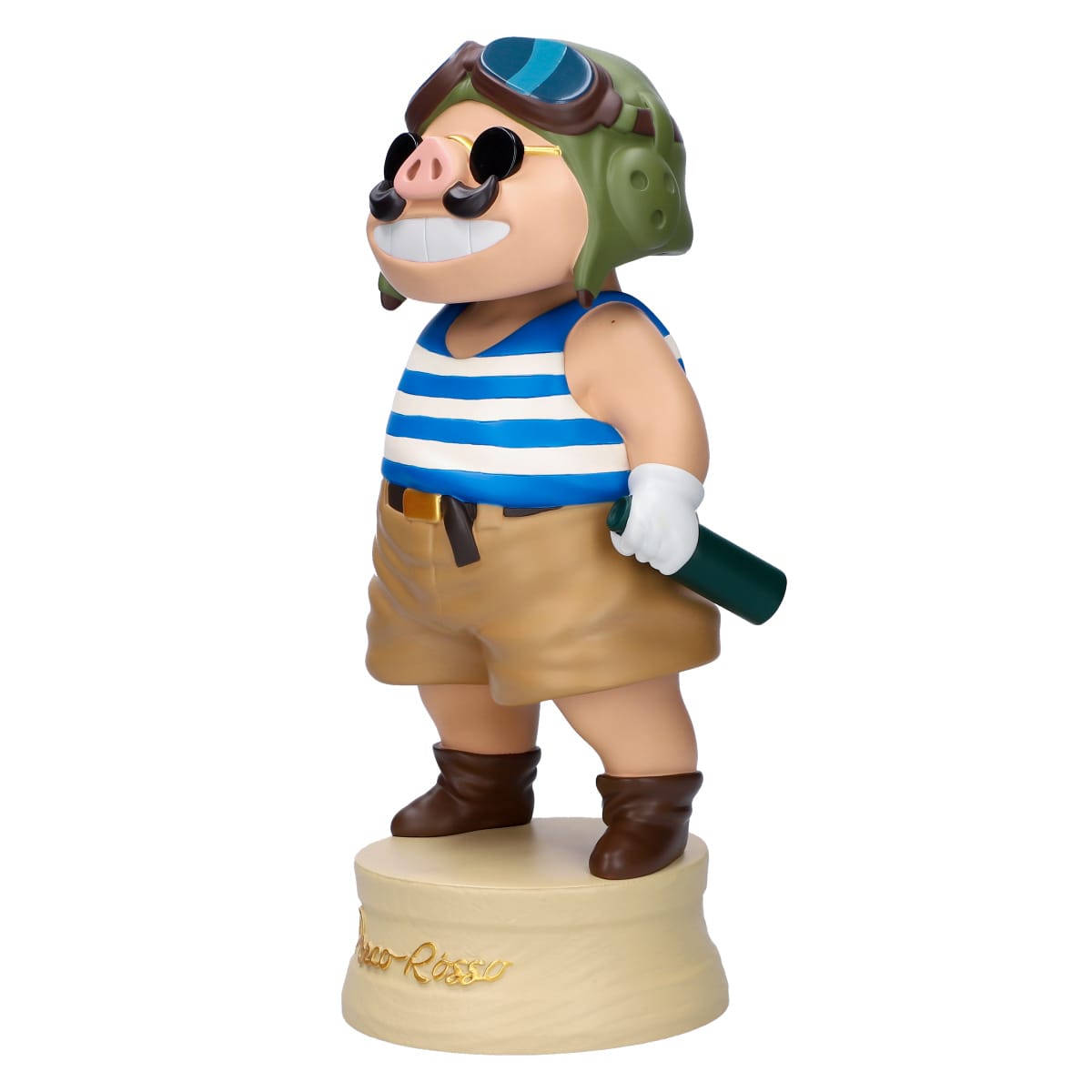 Figurine à tête oscillante officielle Porco Rosso du studio Ghibli • Décor Cochon Écarlate • GBL