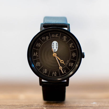 Vintage* Official Ghibli Spirited Away Wrist Watch with No Face • ALBA Seiko Japanese Anime Watches • Black Limited to 700