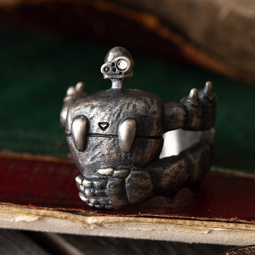 Official Ghibli Laputa Silver Ring • Castle in the Sky Robot Soldier Ring in Gift Box