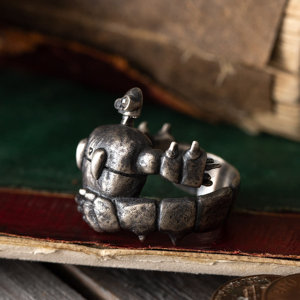 Official Ghibli Laputa Silver Ring • Castle in the Sky Robot Soldier Ring in Gift Box