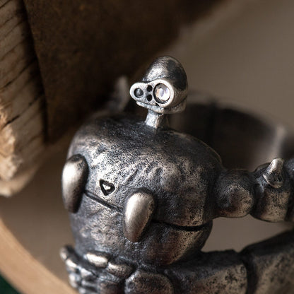 Official Ghibli Laputa Silver Ring • Castle in the Sky Robot Soldier Ring in Gift Box