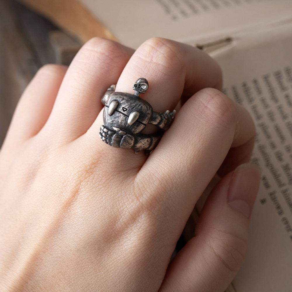 Official Ghibli Laputa Silver Ring • Castle in the Sky Robot Soldier Ring in Gift Box