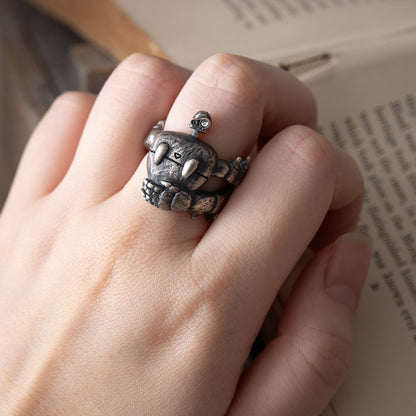 Official Ghibli Laputa Silver Ring • Castle in the Sky Robot Soldier Ring in Gift Box