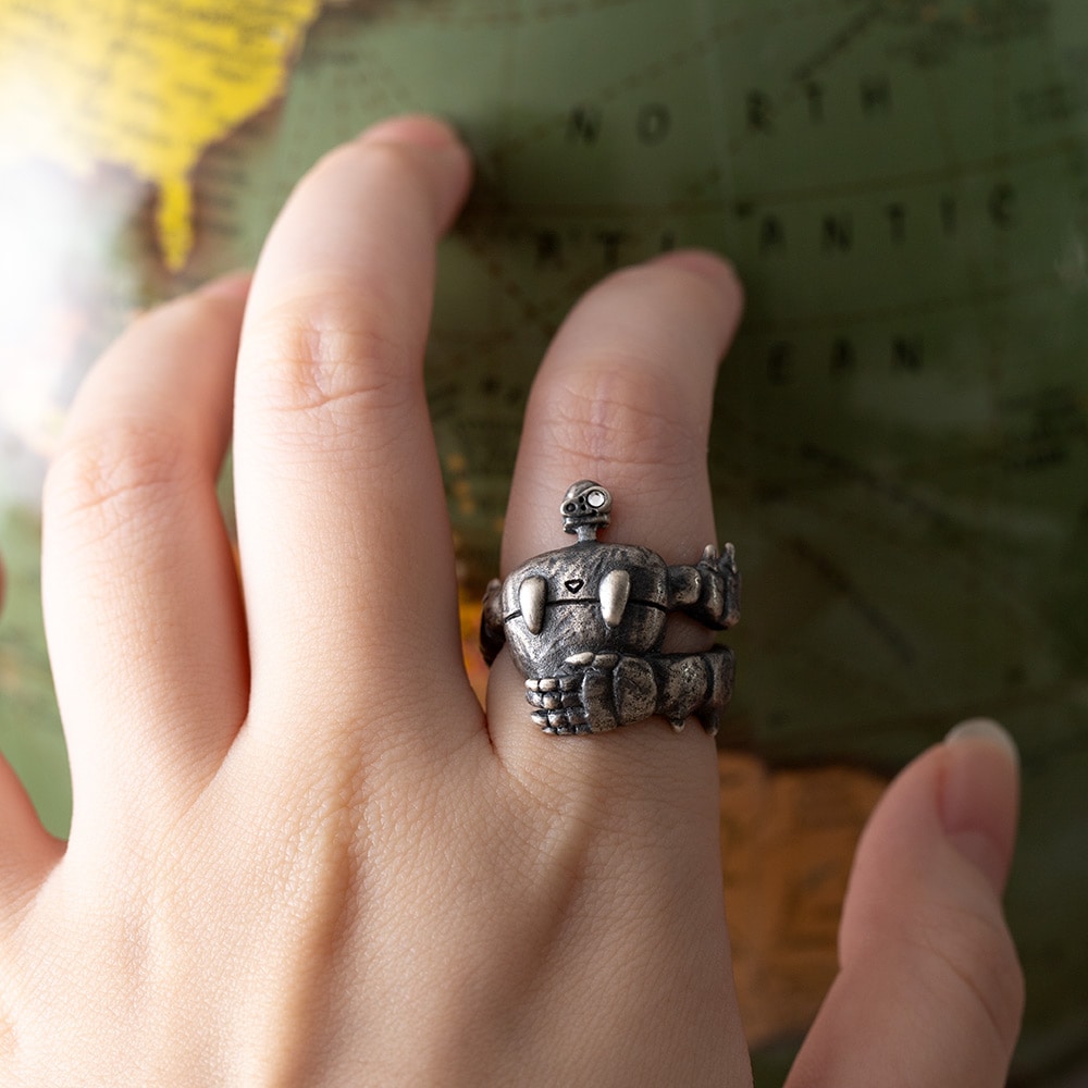 Official Ghibli Laputa Silver Ring • Castle in the Sky Robot Soldier Ring in Gift Box