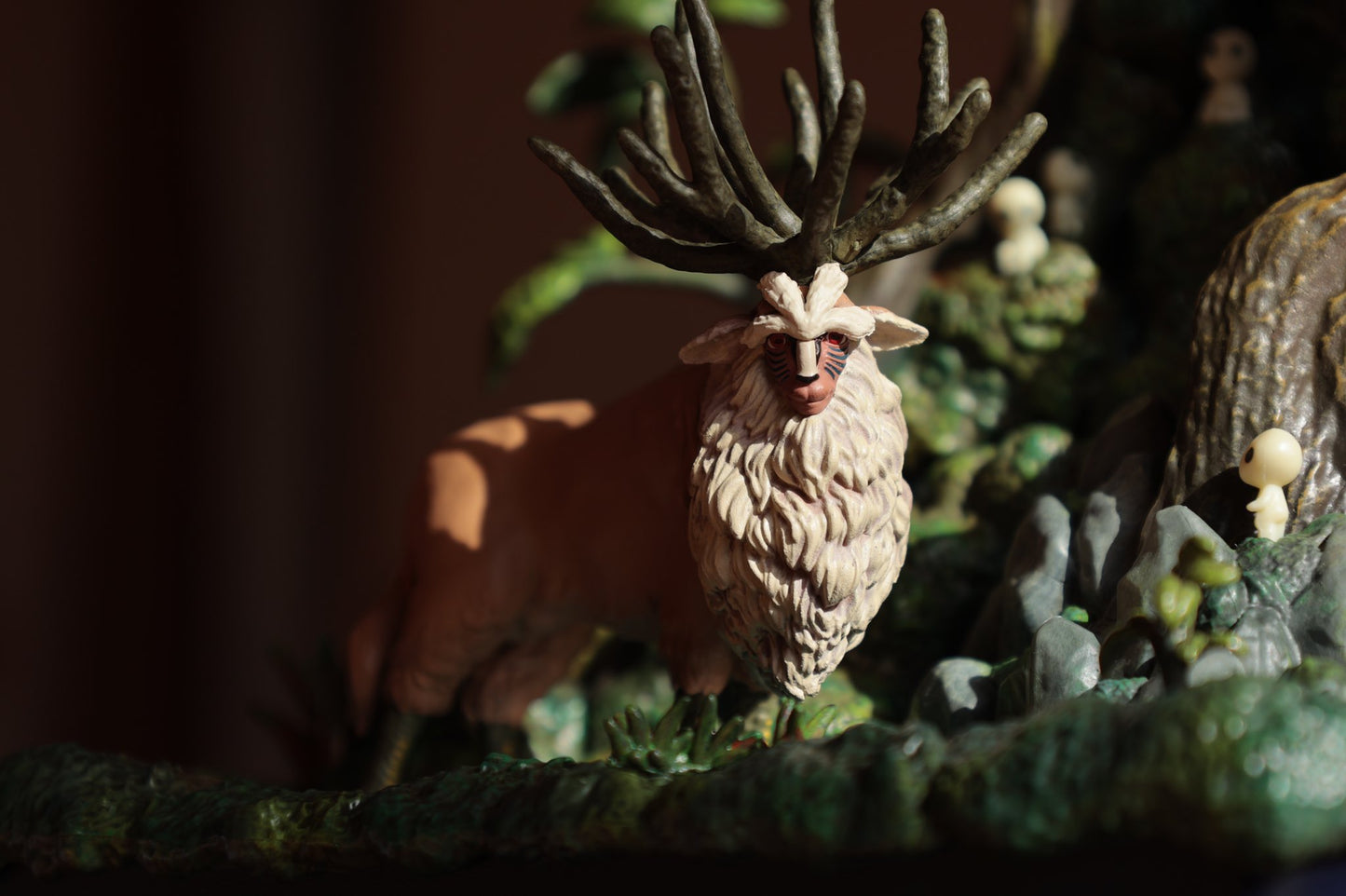 Prinzessin Mononoke Wassergarten • Waldgeist-Bonsai-Diorama-Brunnen