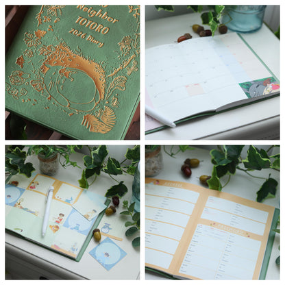 Planificateur Ghibli 2024 original + ensemble d'autocollants • Carnet d'agenda A5 Mon voisin Totoro/Carnet/Bloc-notes/Journal/Organisateur • Cadeau Anime Studio Ghibli