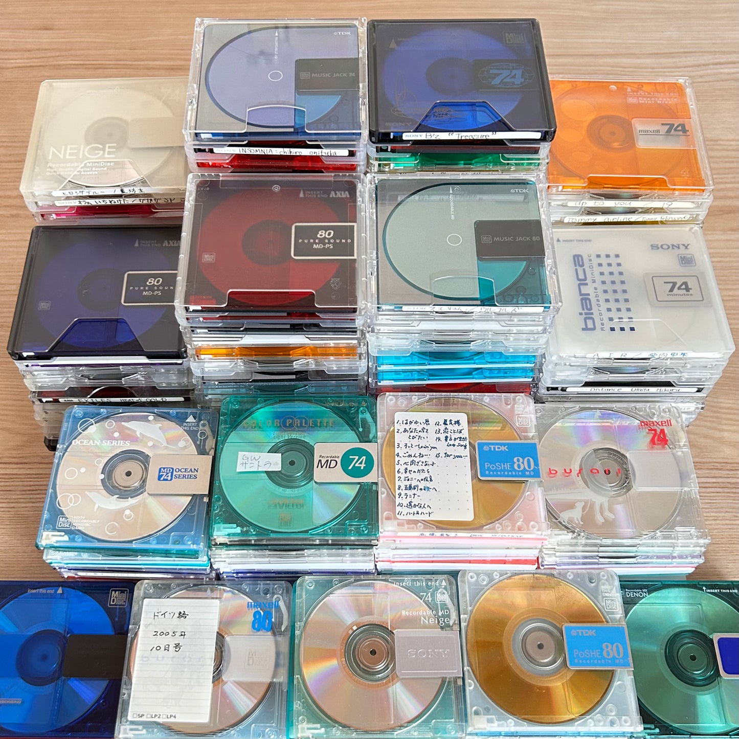 MD Mini Disc Lot of 20/30/40/50/100 USED